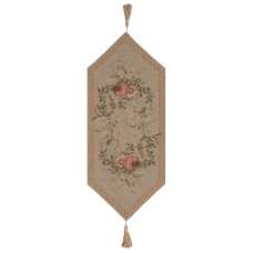 Aubusson Light I Small French Tapestry Table Runner