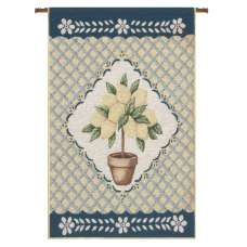 Lemon Delight Chenille Tapestry Bell Pull