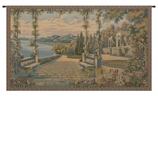 Lago Di Como II Italian Wall Tapestry