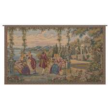 Dame e Lago Italian Tapestry Wall Hanging