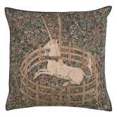 The Unicorn In Captivity French Tapestry Cushion