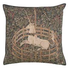 The Unicorn In Captivity Decorative Tapestry Pillow