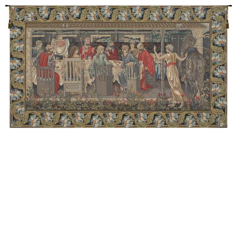 The Round Table With Border European Tapestry