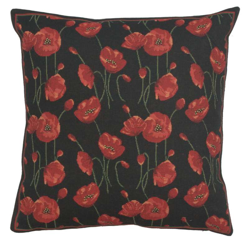 Little Poppys European Cushion Covers