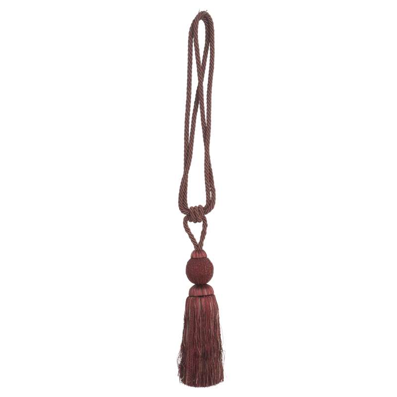 Ruby Beaded Ball Tapestry  Decorative Tassels