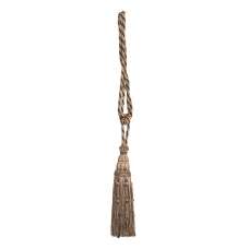 Caroline Black and Gold Tapestry Tassels