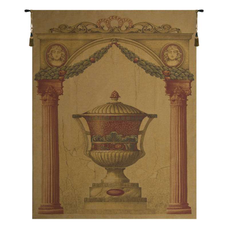Olde World Filigree Urn Gold European Tapestry