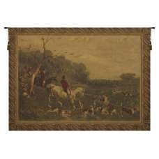 Riders Chase European Tapestry