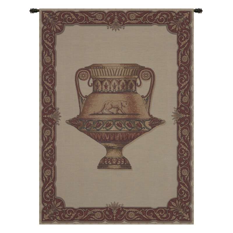 Ancient Urn European Tapestry Wall Hanging