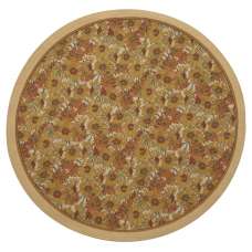 Sunflower Round Belgian Throw