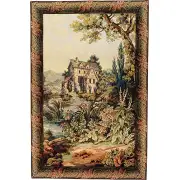 Old Mill Vertical Italian Wall Tapestry
