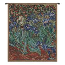 Les Iris Mini Belgian Tapestry