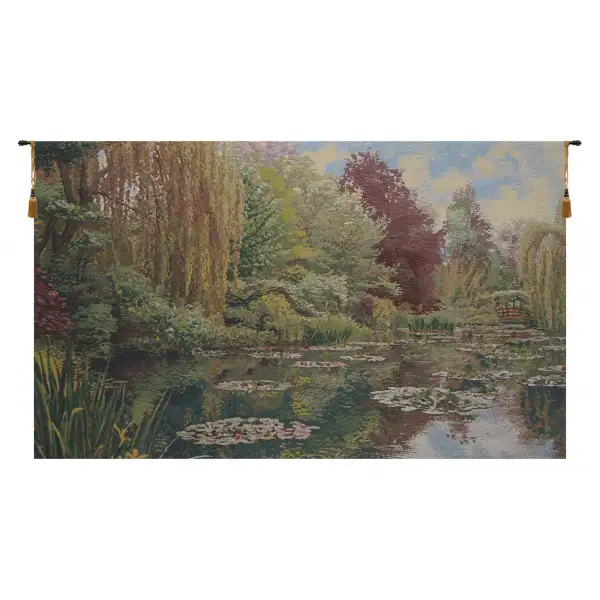 Monet Left Panel No Border Belgian Wall Tapestry