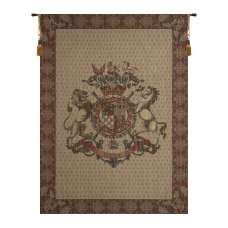 Honni Soit Qui Mal Y Pense Beige European Tapestry