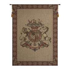 Honni Soit Qui Mal Y Pense Beige European Tapestry Wall Hanging