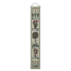 Garden Quilt Green Bell Pull Tapestry