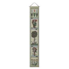 Garden Quilt Green Tapestry Bell Pull