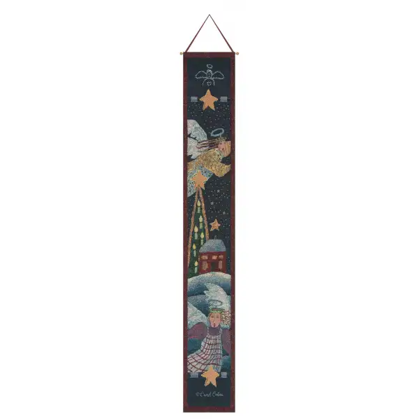 The Christmas Angels Wall Tapestry Bell Pull