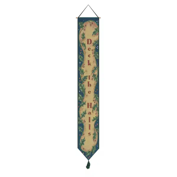 Deck The Halls Wall Tapestry Bell Pull