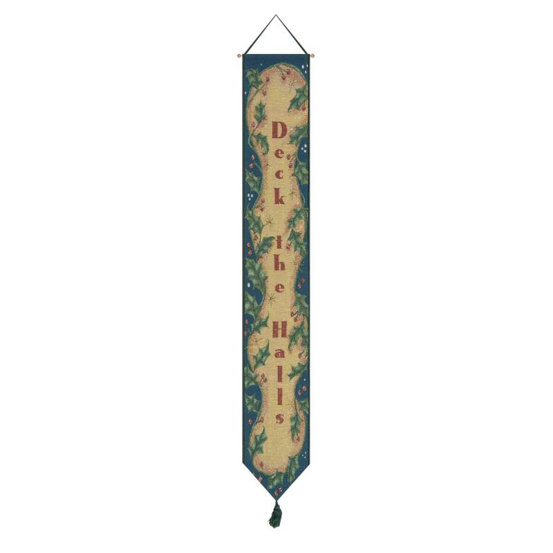 Deck The Halls Tapestry Bell Pull