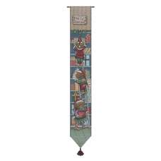 Bear Elf Workshop Bell Pull Tapestry