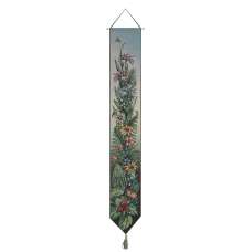 Butterfly Garden I Tapestry Bell Pull