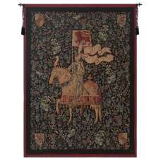 Le Chevalier Slim Border European Tapestry Wall hanging