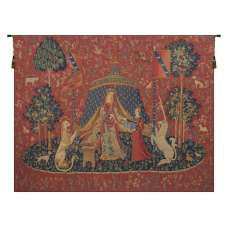 Le Desir Clair Belgian Tapestry Wall Hanging