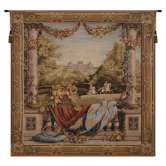 Chateau Bellevue (Square) French Tapestry Wall Hanging