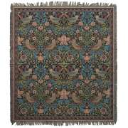 The Strawberry Thief by William Morris Belgian Tapestry Throw