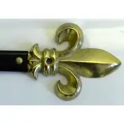 Fleur De Lys Flat to Wall Medium Belgian Rod