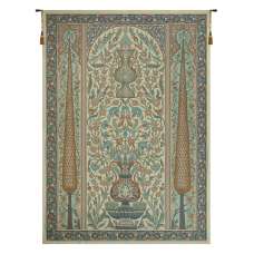 Bright Floral with Urns European Tapestry
