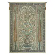 Bright Floral with Urns Belgian Tapestry