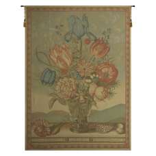 The Grand Bouquet Beige European Tapestry Wall Hanging