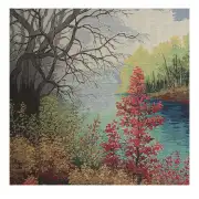 The Autumn River  Wall Tapestry Stretched