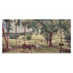 Peaceful Pasture Stretched Wall Tapestry