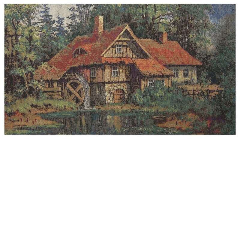 Mill House Stretched Wall Tapestry