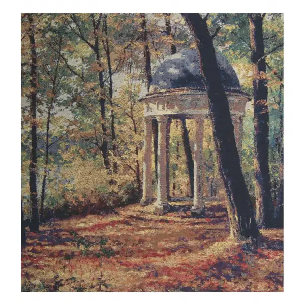 Gazebo in The Park  Wall Tapestry Stretched