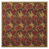 Chrysanthemum Bordo II Belgian Throw