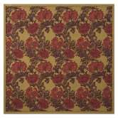 Chrysanthemum Bordo II Tapestry Throw