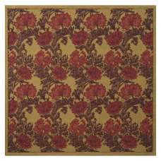 Chrysanthemum Bordo II Tapestry Throw