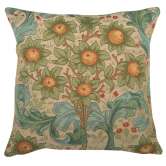 Orange Tree w/Arabesques Light French Tapestry Cushion
