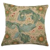 Arabesques w/Orange Tree Light French Tapestry Cushion