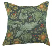Arabesques w/Orange Tree Blue Cushion