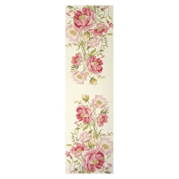 Peonies White Decorative Table Mat
