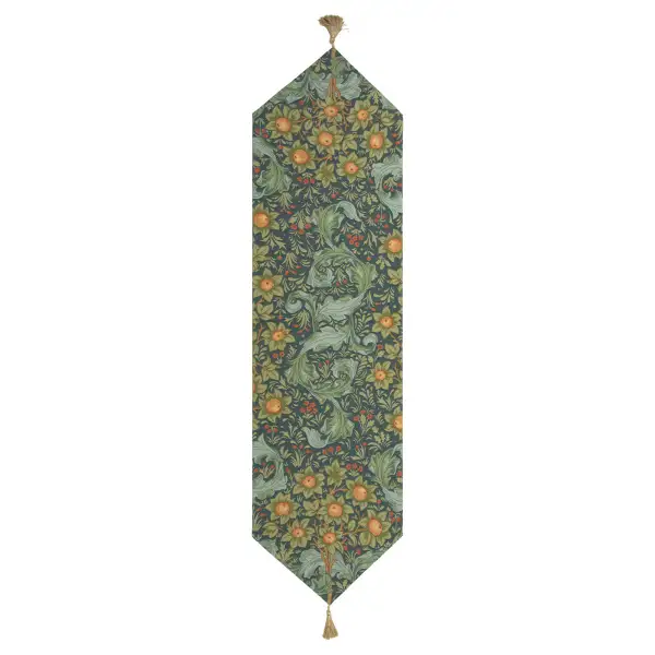 Orange Tree Arabesque Blue French Table Mat