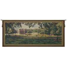 Princess Castle with Frame Border Belgian Wall Tapestry