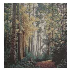 Forest Path Stretched Wall Art Tapestry