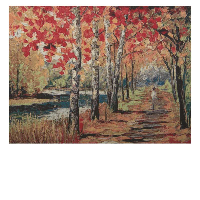 River Walk  Stretched Wall Tapestry