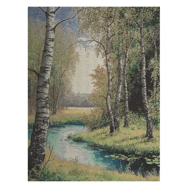 Brook between the Trees  Wall Tapestry Stretched